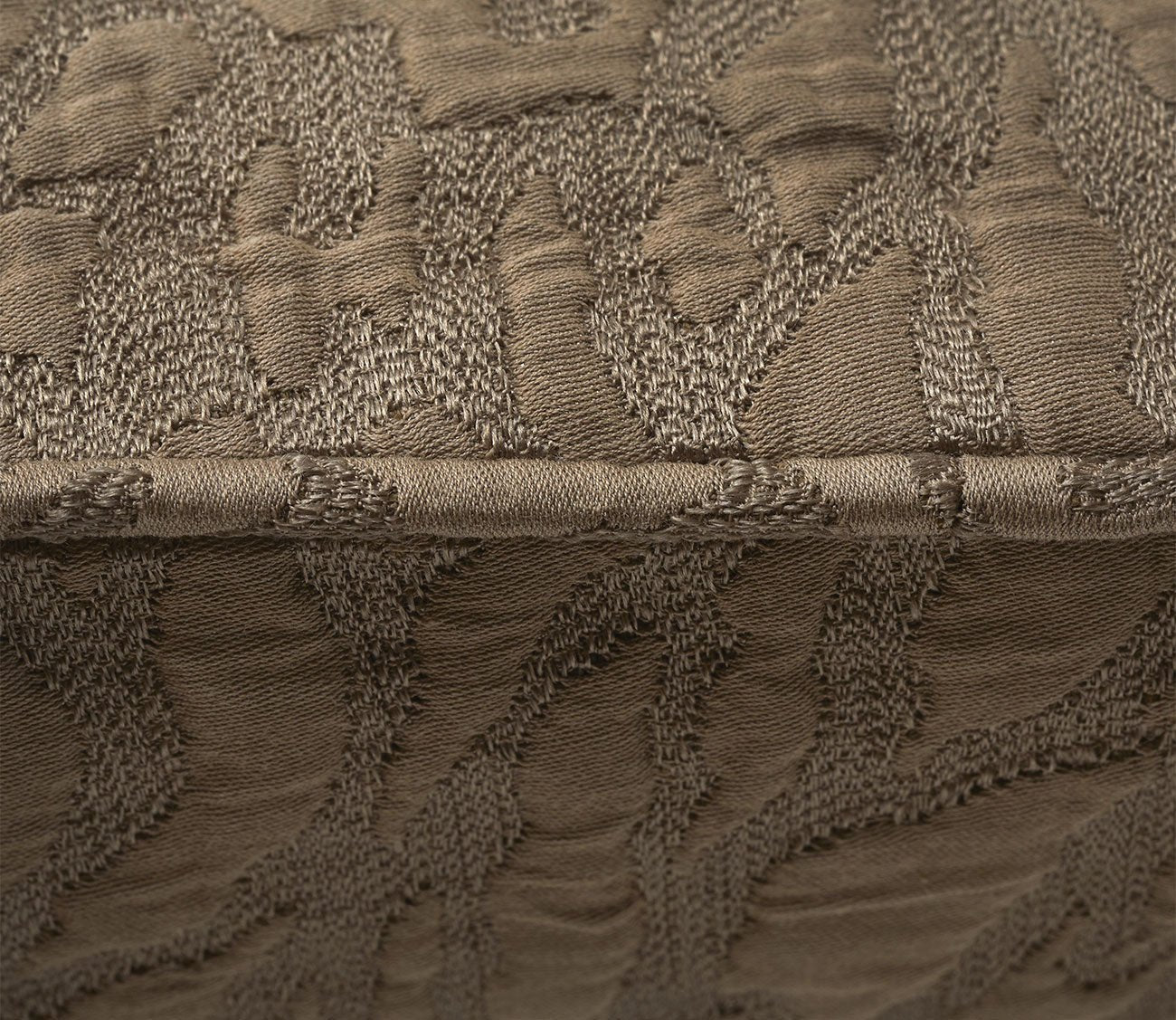 Souvenir Abstract Textured Cotton Silk Decorative Pillow by Yves Delorme