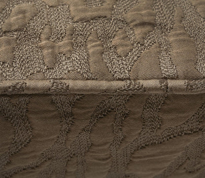 Souvenir Abstract Textured Cotton Silk Decorative Pillow by Yves Delorme