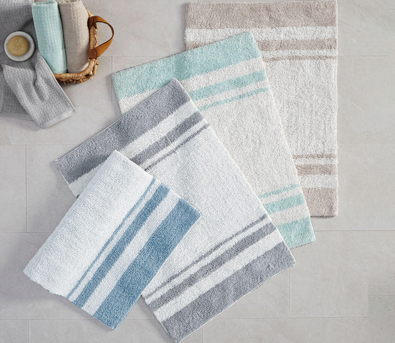 Spa Cotton Bath Rug by Madison Park