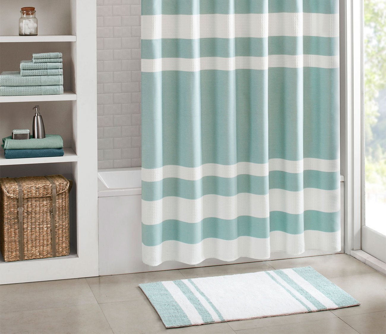 Spa Cotton Bath Rug by Madison Park