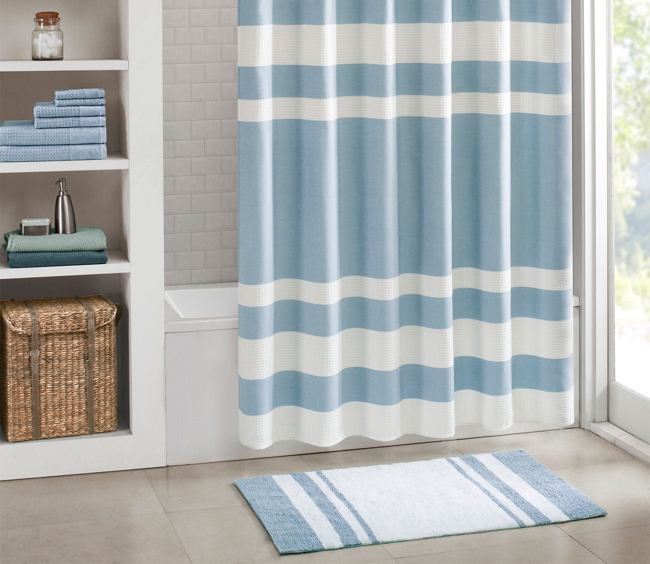 Spa Cotton Bath Rug by Madison Park