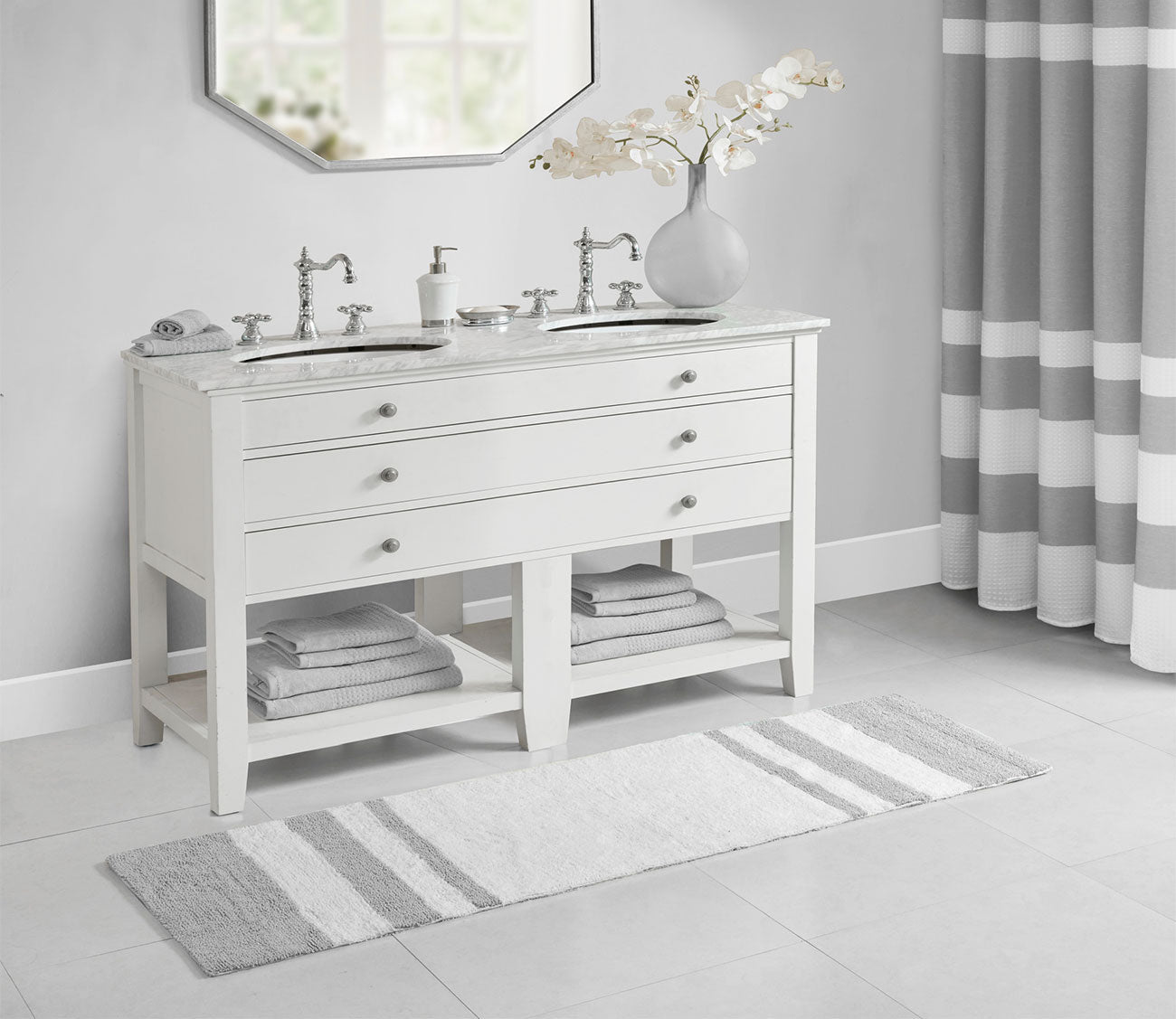 Spa Cotton Bath Rug by Madison Park