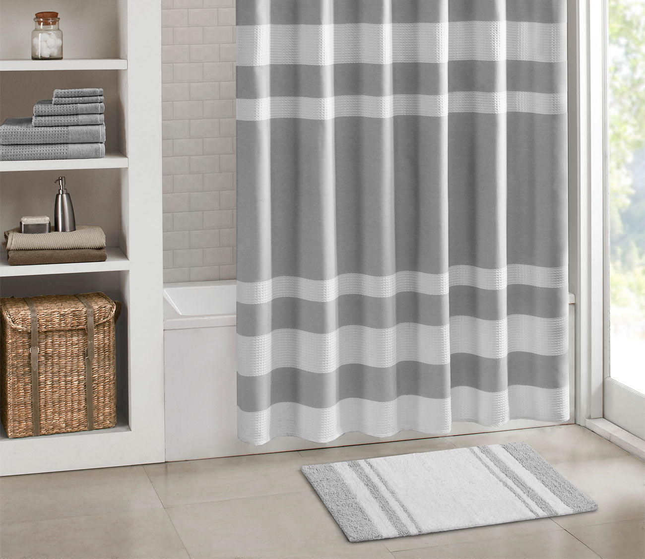 Spa Cotton Bath Rug by Madison Park
