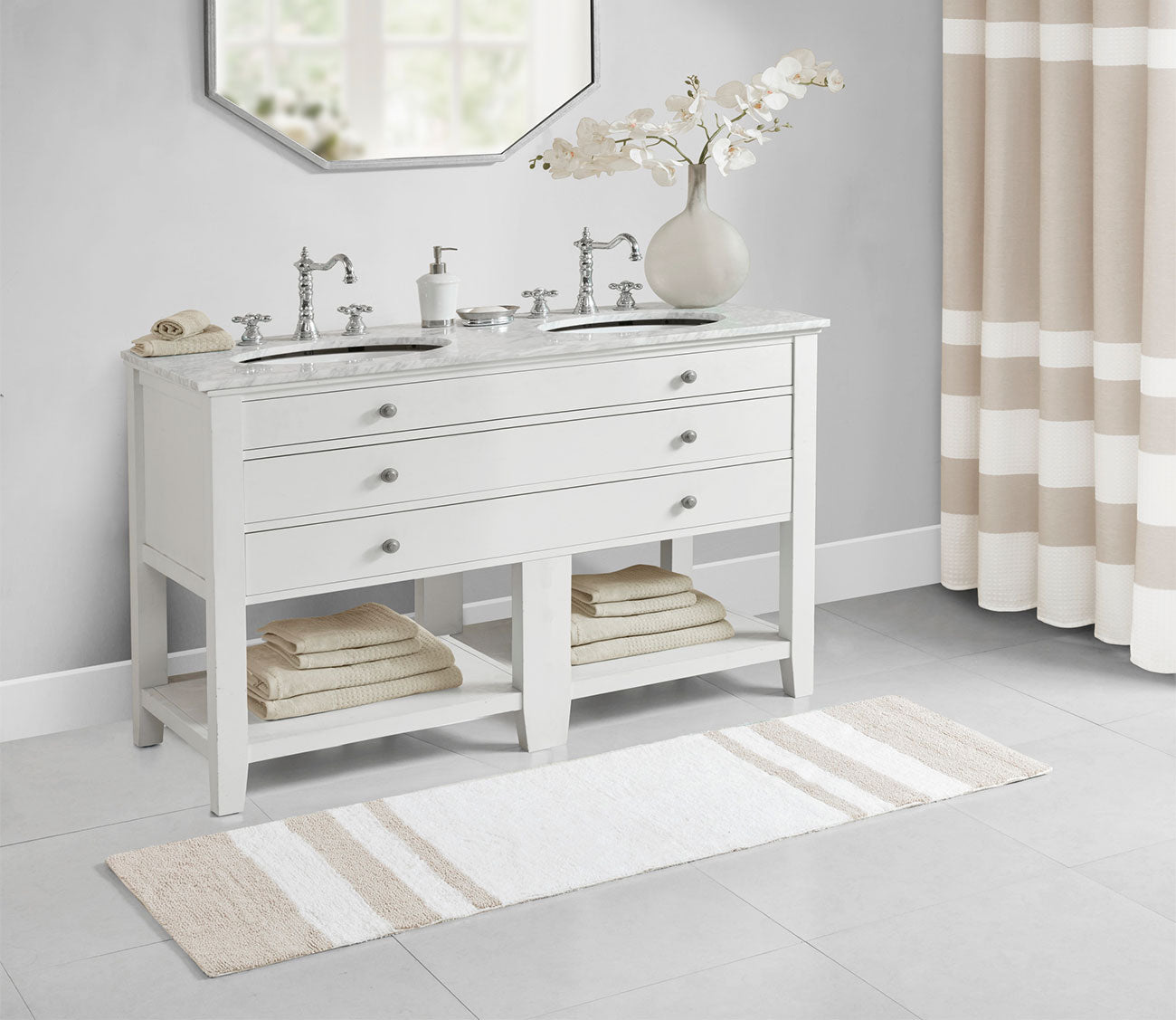 Spa Cotton Bath Rug by Madison Park