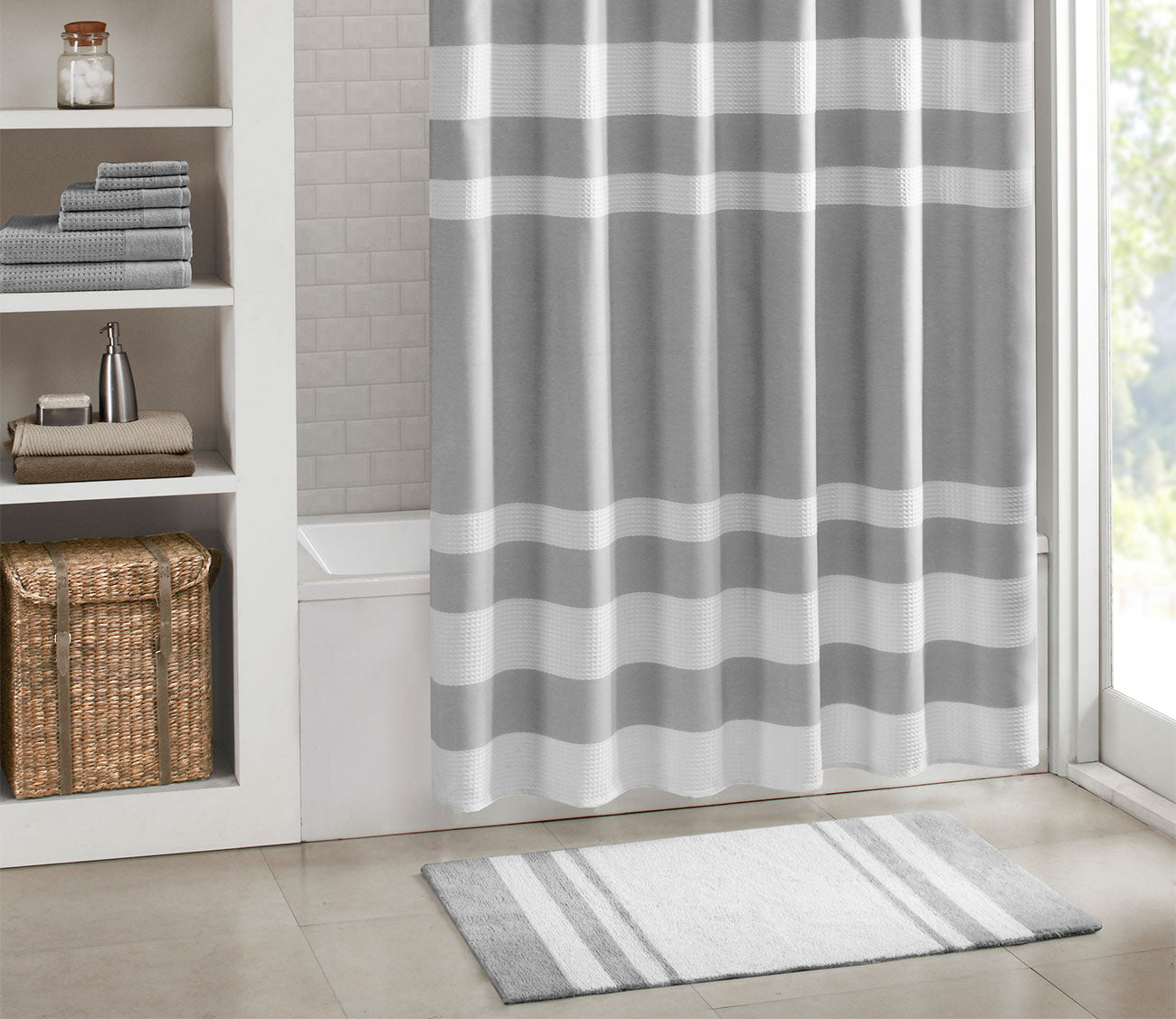 Spa Cotton Bath Rug by Madison Park