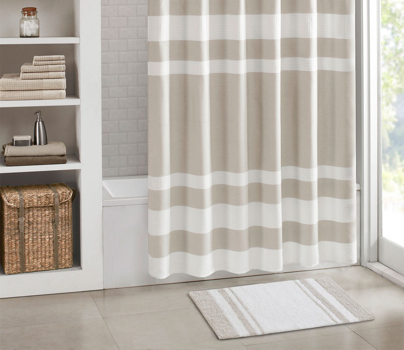 Spa Cotton Bath Rug by Madison Park