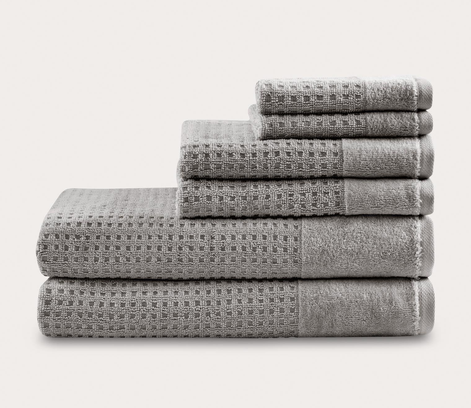 Spa Waffle 6pc Bath Towel Set by Madison Park