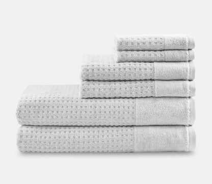 Spa Waffle 6pc Bath Towel Set by Madison Park