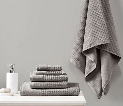 Spa Waffle 6pc Bath Towel Set by Madison Park