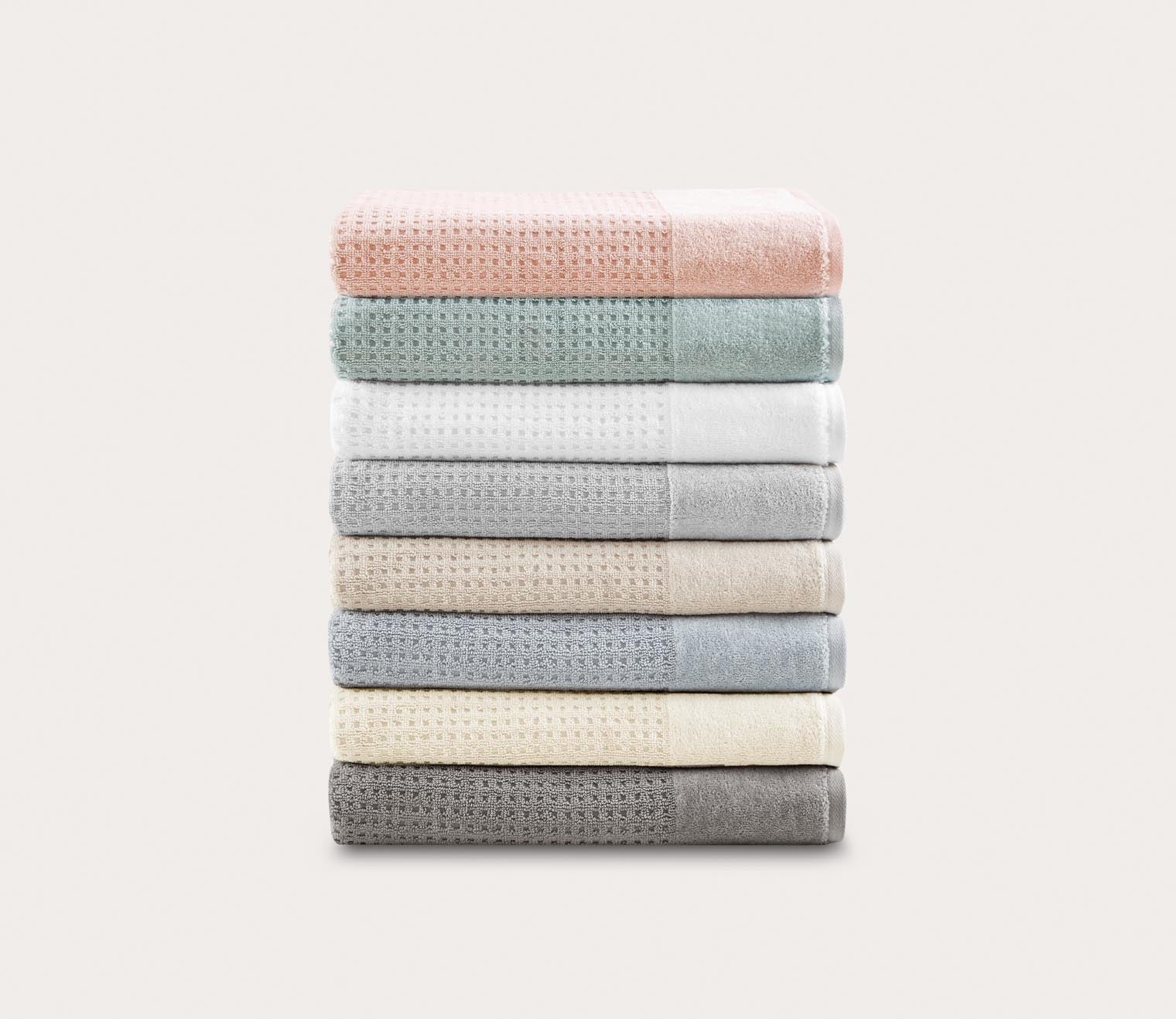 Spa Waffle 6pc Bath Towel Set by Madison Park