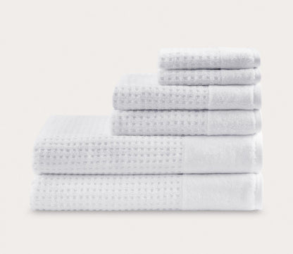 Spa Waffle 6pc Bath Towel Set by Madison Park