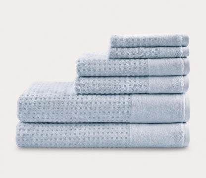 Spa Waffle 6pc Bath Towel Set by Madison Park