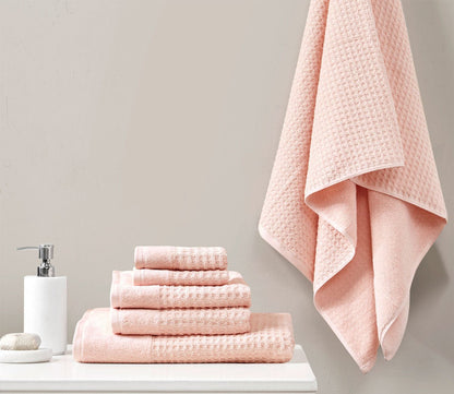 Spa Waffle 6pc Bath Towel Set by Madison Park