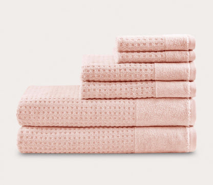 Spa Waffle 6pc Bath Towel Set by Madison Park