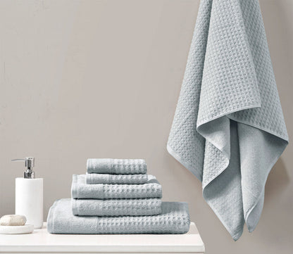 Spa Waffle 6pc Bath Towel Set by Madison Park