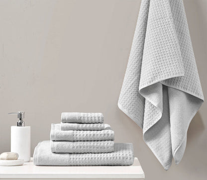 Spa Waffle 6pc Bath Towel Set by Madison Park
