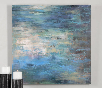 Splish Splash Hand Painted Canvas by Uttermost