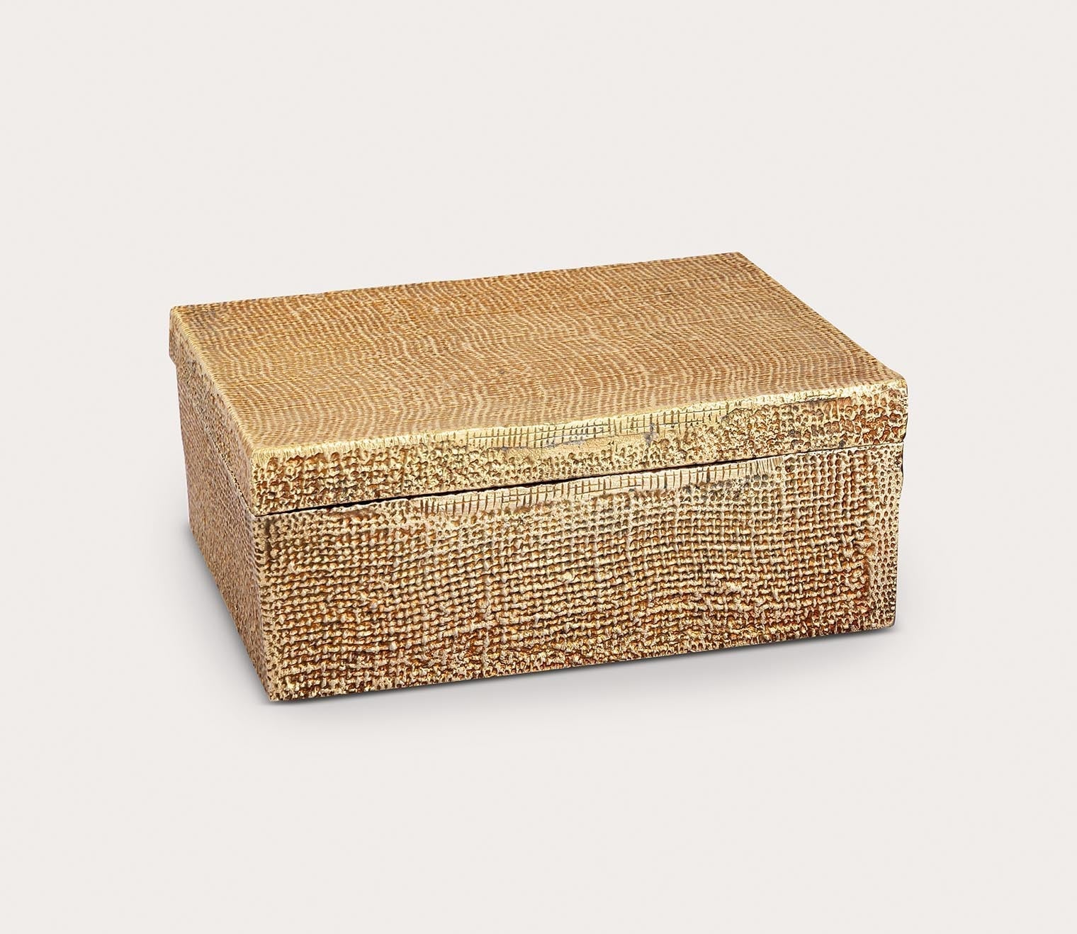 Square Linen Texture Box