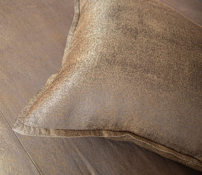 Stardust Metallic Shimmer Throw Pillow by Ann Gish