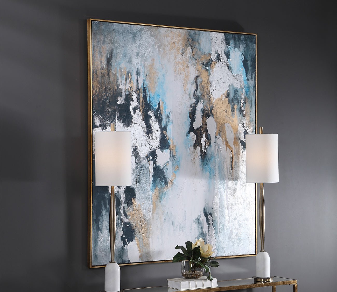 Stormy Seas Hand Painted Canvas by Uttermost