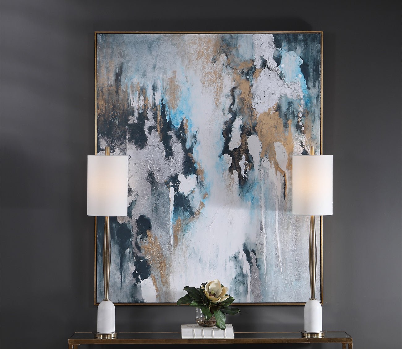 Stormy Seas Hand Painted Canvas