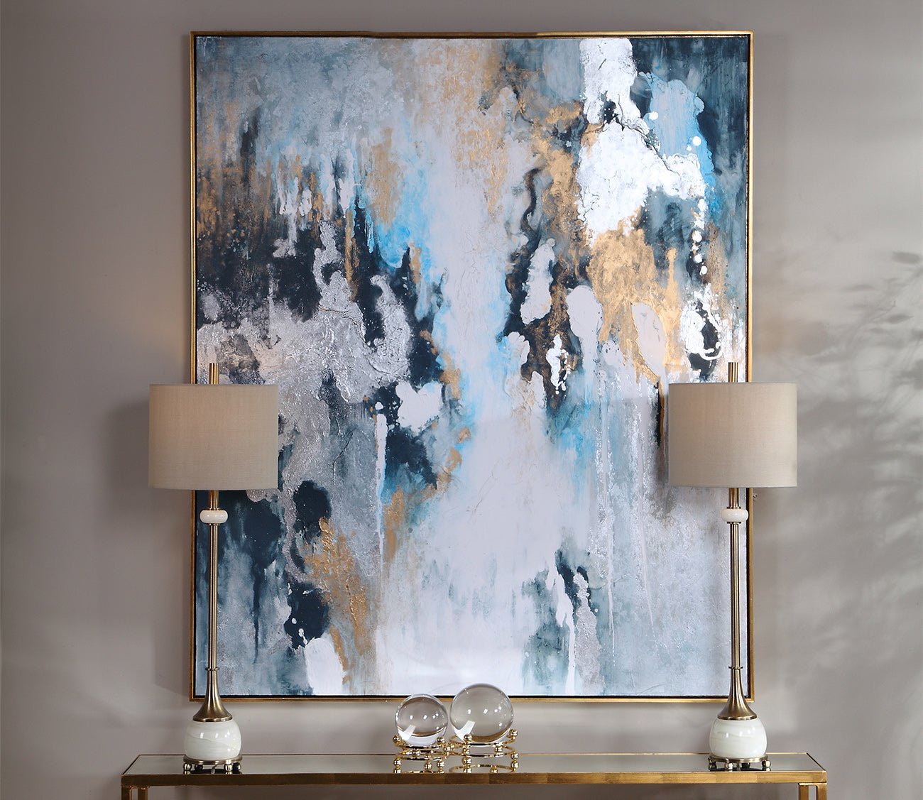 Stormy Seas Hand Painted Canvas by Uttermost
