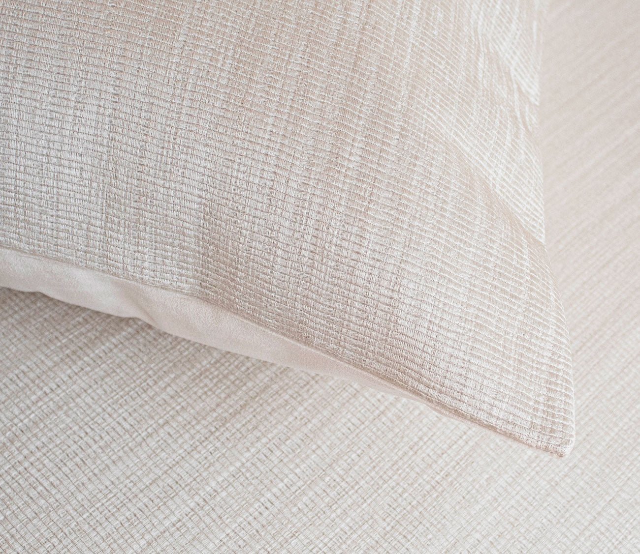 Strata Woven Texture Throw Pillow by Ann Gish