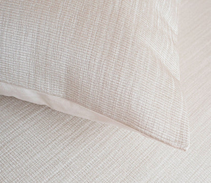 Strata Woven Texture Throw Pillow by Ann Gish