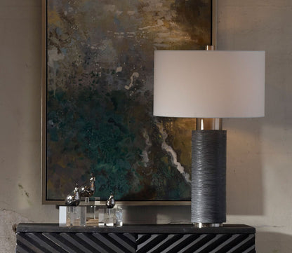 Strathmore Stone Gray Table Lamp by Uttermost