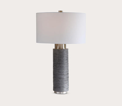 Strathmore Stone Gray Table Lamp by Uttermost