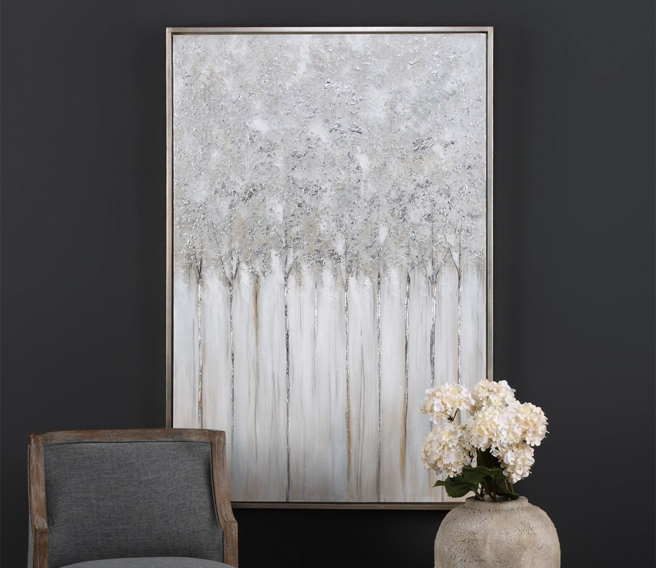 Strength In Numbers Hand Painted Canvas by Uttermost