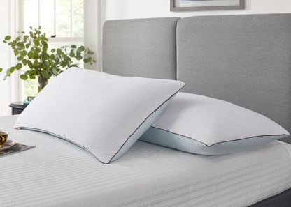 Summer and Winter White Goose Feather Pillow 2-Pack by Elle Décor