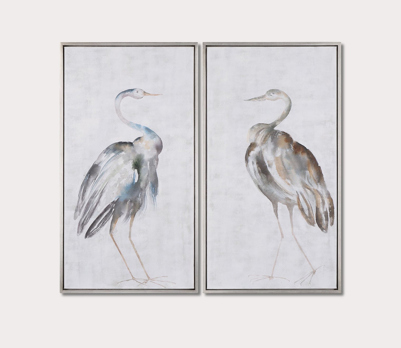 Summer Birds Hand Painted Canvases by Uttermost