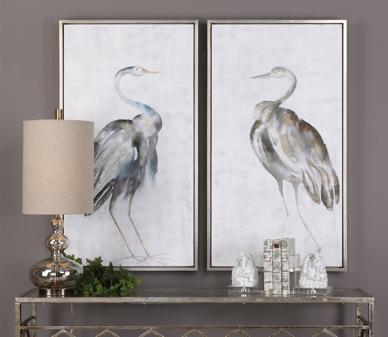 Summer Birds Hand Painted Canvases