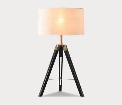 Surveyor Matte Black Tripod Table Lamp by Nova Lighting