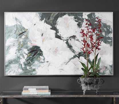 Sweetbay Magnolias Hand Painted Canvas by Uttermost