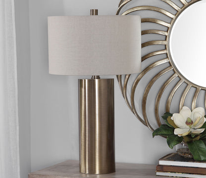 Taria Brushed Brass Table Lamp by Uttermost