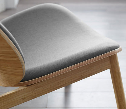 Teigan Upholstered Bamboo Chair by Greenington