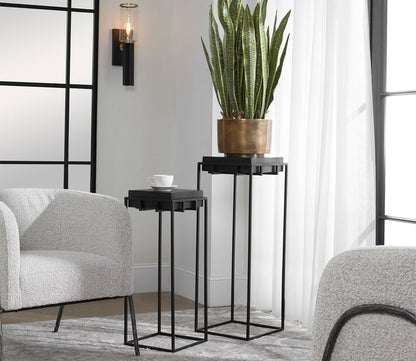 Telone Black Pedestal by Uttermost