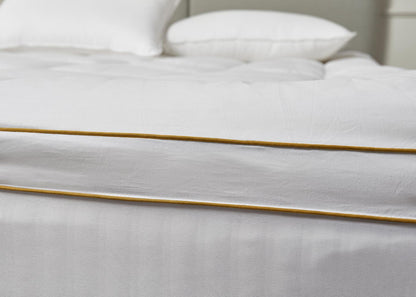 Tencel and Polyester Filled Mattress Topper by Elle Décor