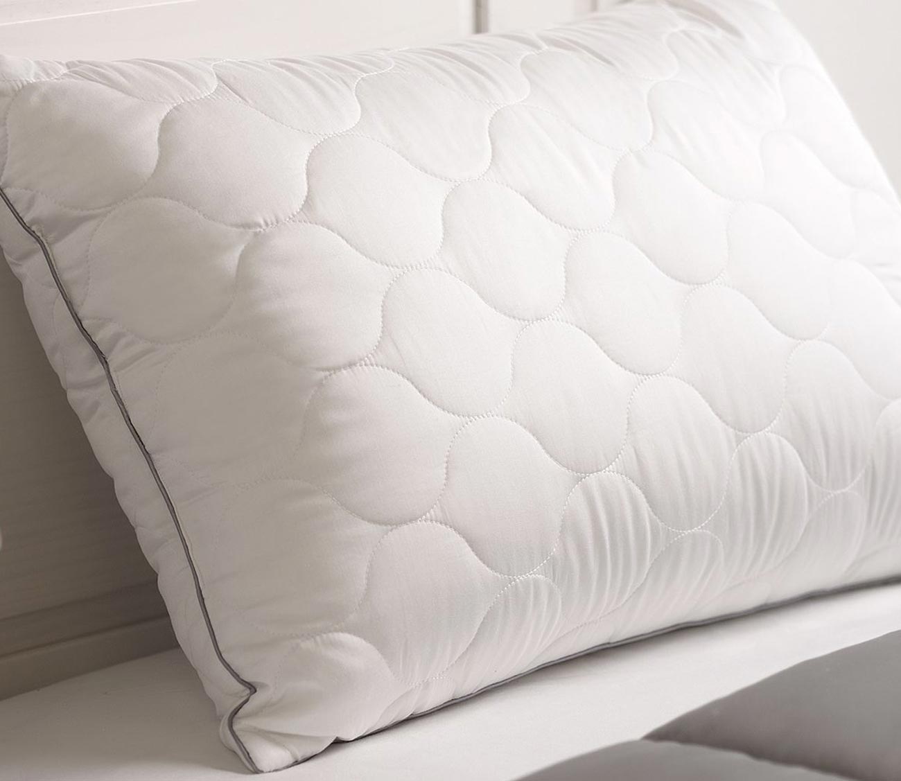 Tencel Down Alternative Quilted Pillow 2-Pack by Allied Home