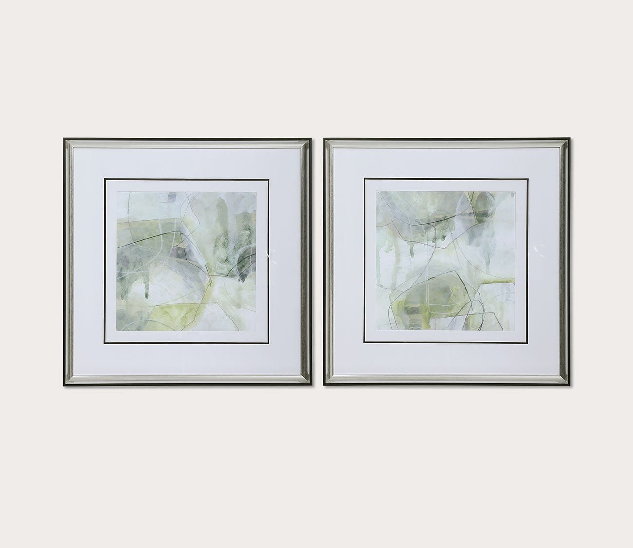 Terra Forma Framed Prints Set of 2 by Uttermost