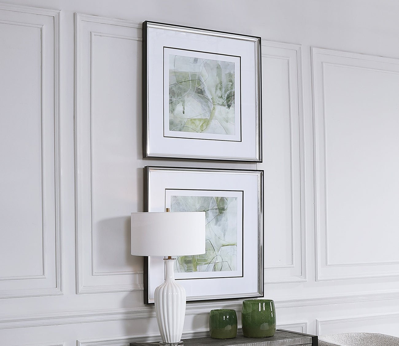 Terra Forma Framed Prints Set of 2 by Uttermost