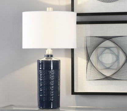 Thalia Royal Blue Table Lamp by Uttermost