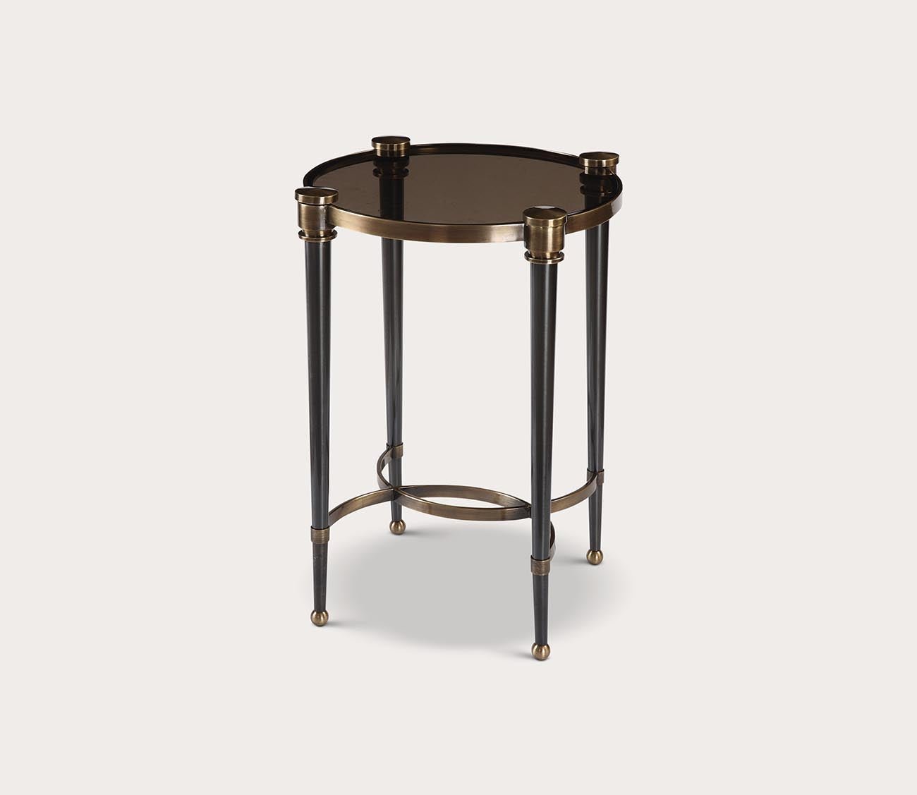Thora Brushed Black Accent Table by Uttermost