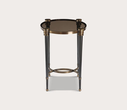 Thora Brushed Black Accent Table by Uttermost