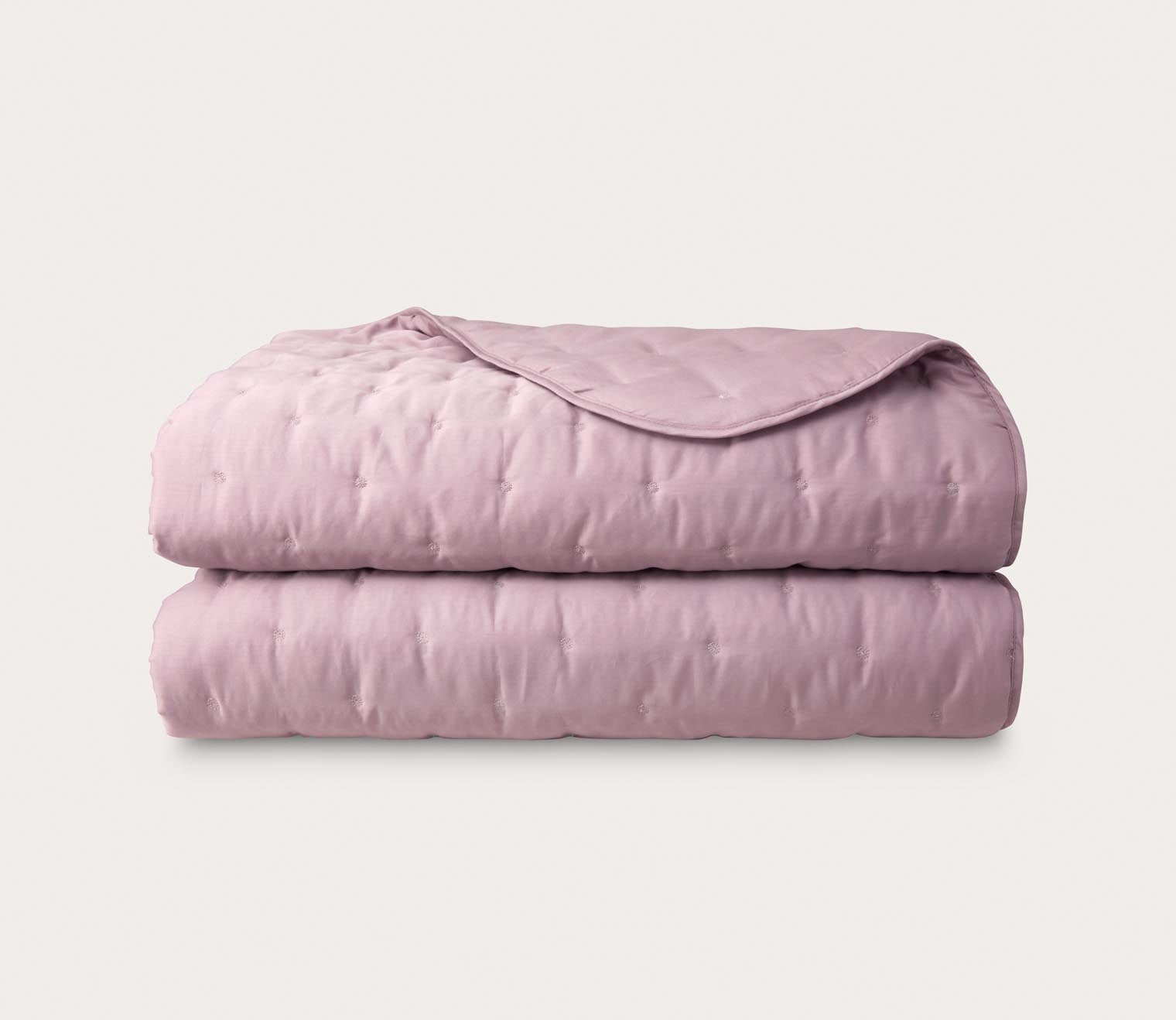 Triomphe Organic Cotton Sateen Counterpane Bedspread by Yves Delorme