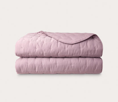 Triomphe Organic Cotton Sateen Counterpane Bedspread by Yves Delorme