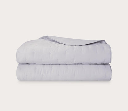 Triomphe Organic Cotton Sateen Counterpane Bedspread by Yves Delorme
