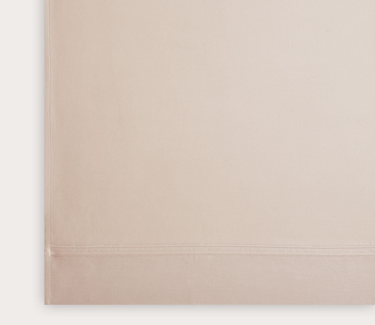 Triomphe Organic Cotton Sateen Flat Sheet by Yves Delorme